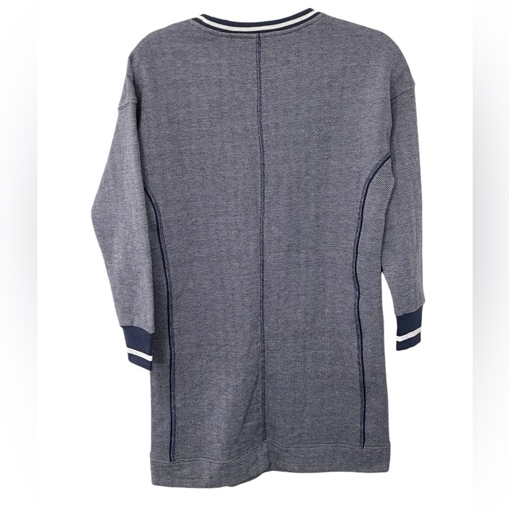 NWT Vineyard Vines Varsity Sweatshirt Dress Women's SMALL Long Sleeve Blue‎ - Picture 4 of 8